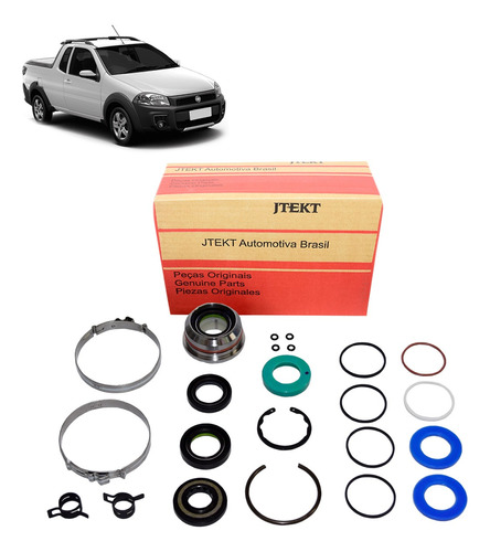 Kit Reparo Para Caixa Hidráulica Fiat Strada 2014 2015 2016