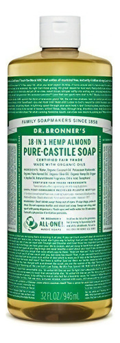 Dr Bronner Puro Castilla Jabon Liquido  32oz 2oz Paquete Alm