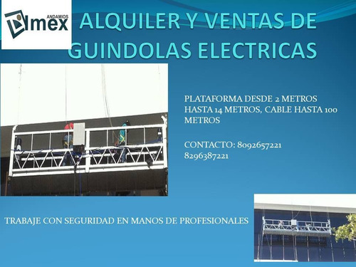 Alquiler Y Venta De Guindolas Eléctricas