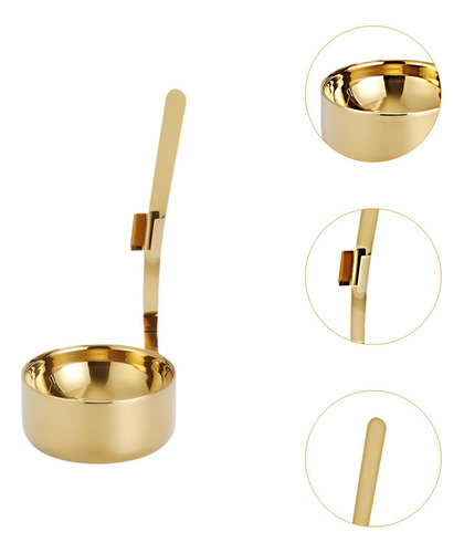 Soporte Para Cucharones, Soporte Para Utensilios, Oro