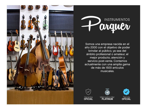 Ukelele Electroacústico Parquer Soprano Eq Funda Uk150 Cuota