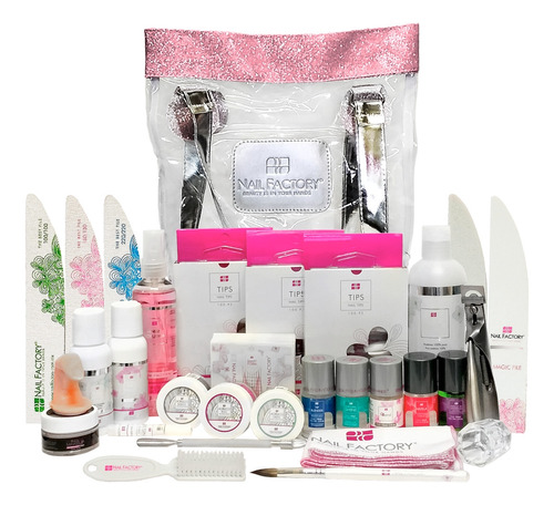 Kit Profesional Uñas Acrílicas + Curso Basico , Nail Factory