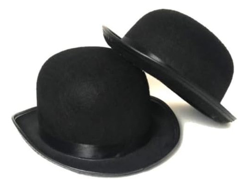 Sombrero Derby Bombín Negro Disfraz Boliviano Sombreros Cubo