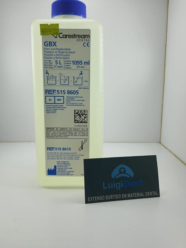 Imagen 2 de 4 de Carestream Gbx Fijador Y Reforzador 1095ml Hecho En Bélgica