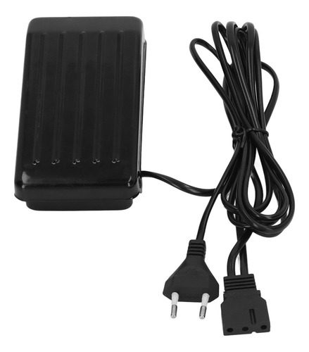 Pedal De Máquina De Coser Prevent Slip, 3 Puertos, Negro