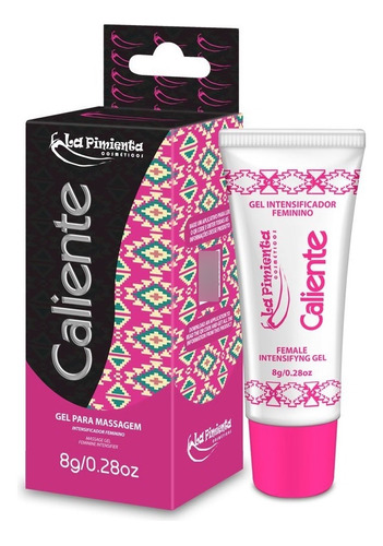 Gel Caliente Bisnaga Excitante Feminino 8gr La Pimienta