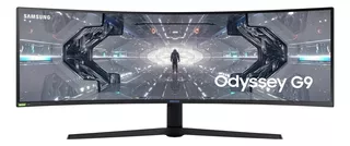Monitor gamer curvo Samsung Odyssey LC49G95TS Qled 49" negro 100V/240V