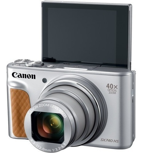 Câmera Canon Powershot Sx740 Hs Prata 40x 20.3mp 12x S/juros