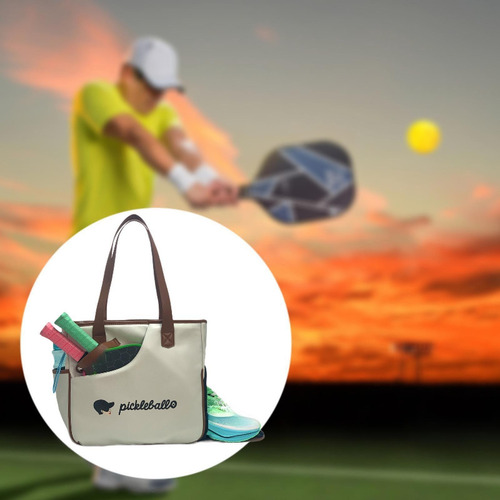 Bolsa De Raqueta De Pickleball Para Hombres Mujeres Pu De