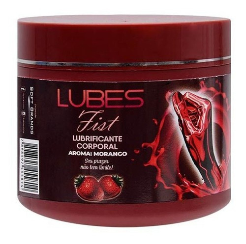 Lubricante Para Fisting Base Agua Sabor Fresa 500g