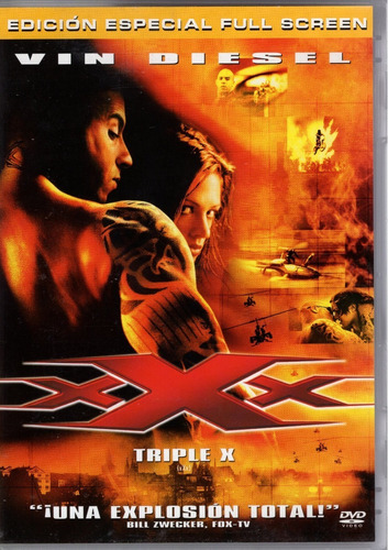 Xxx Triple X Rob Cohen Vin Diesel Pelicula Dvd