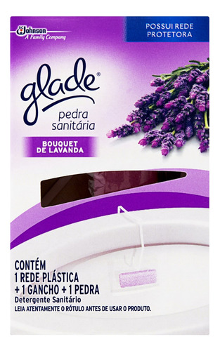 Detergente Sanitário Pedra Bouquet de Lavanda Glade