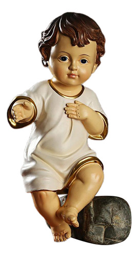 Lindo Niño Estatua Europea Bebé Escultura Figurita Figuras