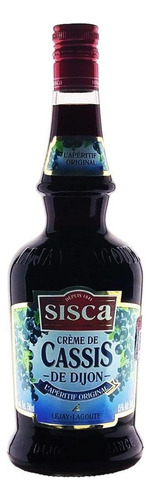 Pack De 4 Licor Sisca Cassis De Dijon 750 Ml