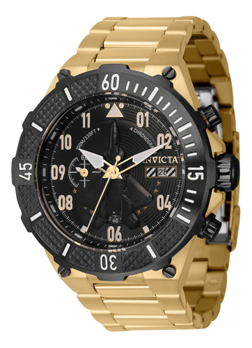 Reloj Para Hombres Invicta Aviator 39907 Oro