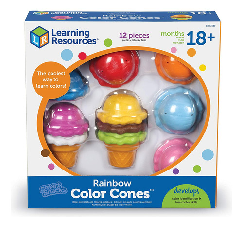 Recursos De Aprendizagem De Brinquedos Smart Snacks Rainbow