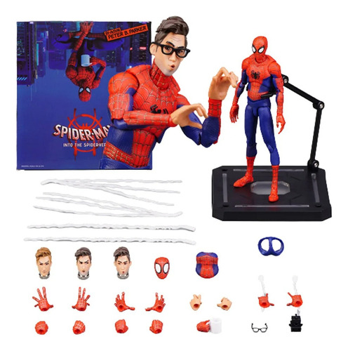 Maqueta De Juguete Peter B. Parker Spider-man Into The Spide