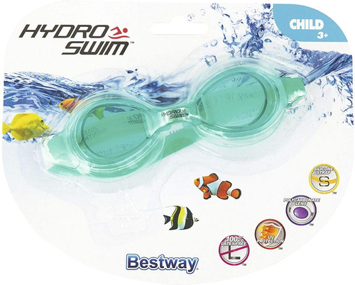 Imagen 1 de 3 de Antiparras Bestway 21002 Infantiles Con Proteccion Uv Pileta