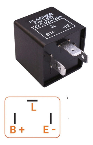 Flasher Luz De Cruce Y Emergencia Ford Cargo 815-1721/3pines