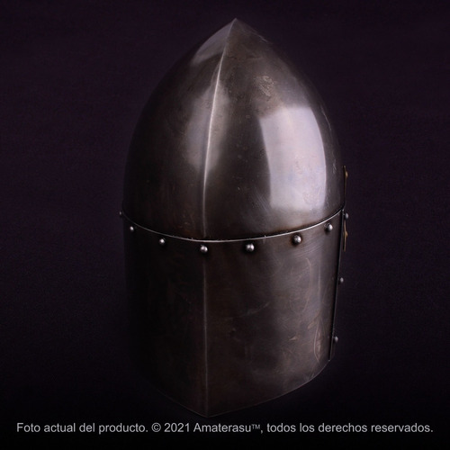 Imagen 3 de 10 de Casco Templario Sugarloaf Espada Templarios Cruzados