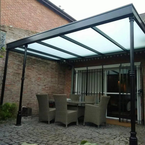 Pergolas Techos De Vidrio X M2- Cerramientos - Garages