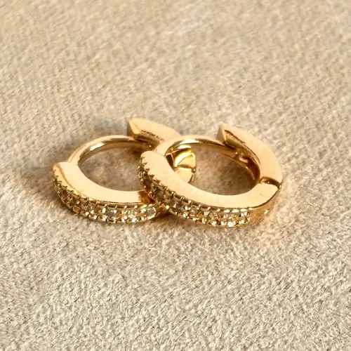 Brinco Infantil Prata 925 Legítima Banhado Ouro 18k Bebê