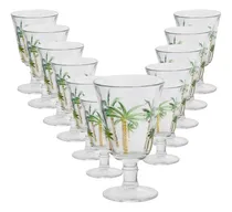 Comprar Jogo 12 Taças De Cristal Palm Hand Tree Coqueiro Lyor 240ml