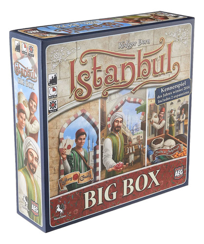 Juego De Mesa Estambul Big Box, Recoge Gemas, Sé U Fr80jm