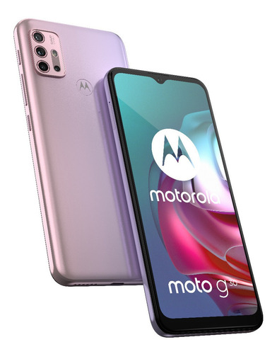 Moto G30 128 GB lila pastel 4 GB RAM - Bueno (Reacondicionado)