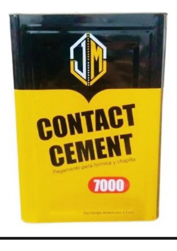 Pega Amarilla Cemento De Contacto Jm 7000 Cuñete