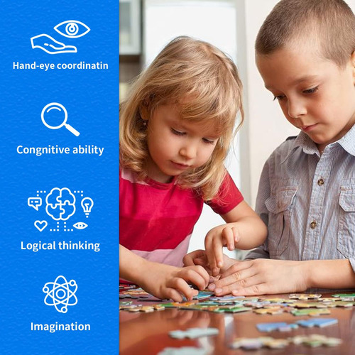 Miniwhale Puzzle Para Niños, Rompecabezas De Piso Para Niños