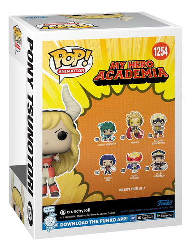 Funko Pop Animation My Hero Academia Pony Tsunotori Pop 1254