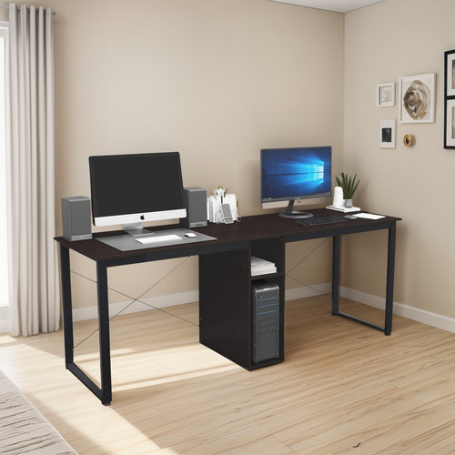 Escritorio De Computadora Moderno Y Sencillo Con Mesa Doble