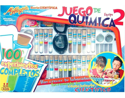 Juego De Quimica 100 Experimentos Mi Alegria