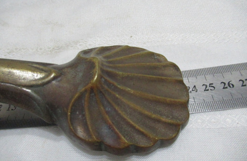 Antiguo Lote 5 Herrajes Bronce Apliques Decoración Muebles (Usado)