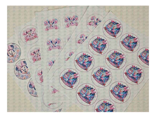 Transfer Para Gelatina Temática De Minnie Mouse