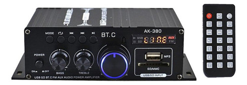 Amplificador De Audio Bluetooth Receptor 400w Fm Usb Karaoke