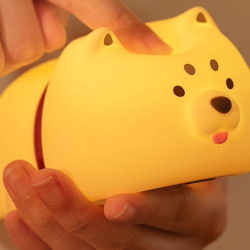 Linda Lámpara De Cachorro Luz Nocturna Para Niños Led Usb