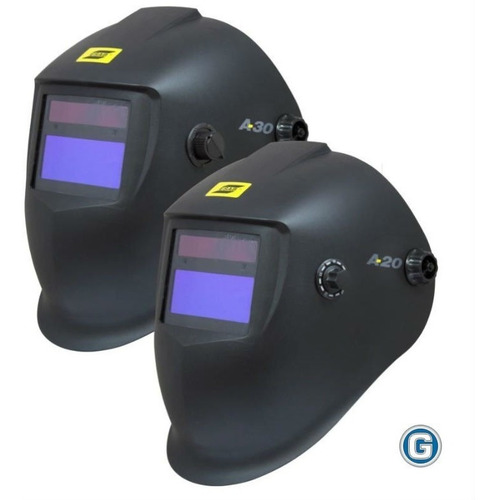 Imagen 2 de 8 de Careta Mascara Soldar Fotosensible Esab Conarco A 20 Automática Liviana A20 Herrería 2 Años Garantia Full Gramabi