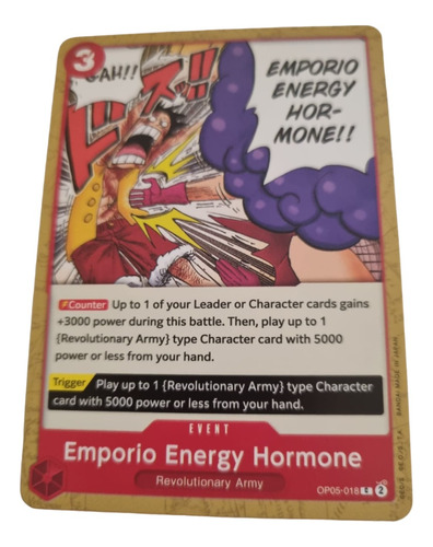 Emporio Energy Hormone X4 Cartas One Piece Tcg Original