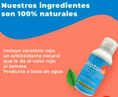 Jarabe Licotonic Caroteno Rojo Hidrosolubre 125ml
