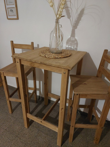 Juego De Mesa En Madera Estilo Mexicano