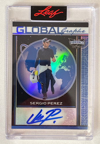 Autografo Checo Perez Card Autografiada Firmada Leaf #2 De 8 (Usado)