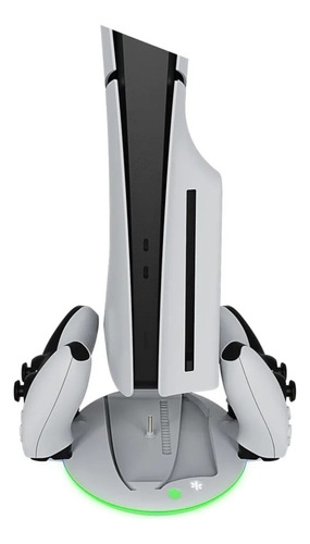 Base Cargador Cooler Para Mando Y Consola P5 Slim Luz Rgb