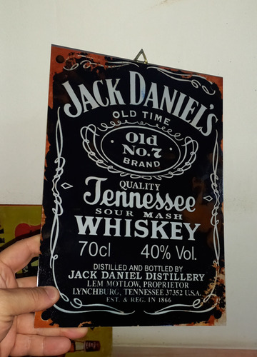 Cuadro De Chapa - Jack Daniels Oferta - Lote X 2