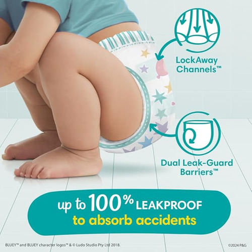 Pañales Pampers Easy Ups Etapa 4T-5T, 86 pz. Niños 13-18kg