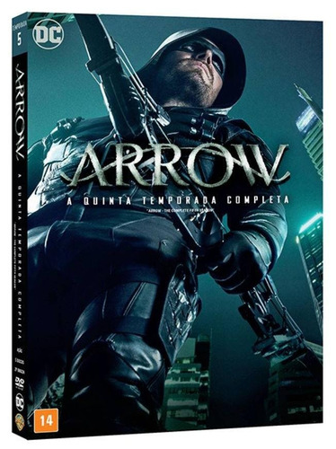 Arrow 5ª Temporada - Box Com 5 Dvds - Stephen Amell - Novo