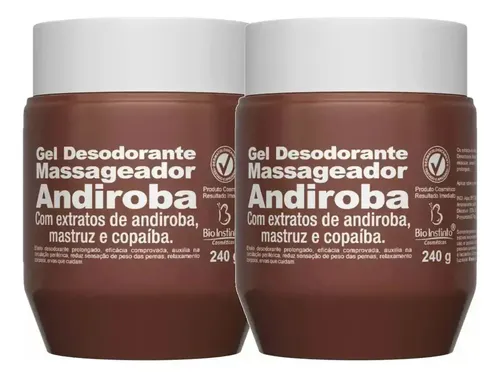Gel Andiroba, Copaíba E Erva De Santa Maria Cx 12unid 240g