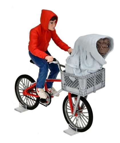 E.t El Extraterrestre Y Elliot Con Bicicleta Neca 40 Años