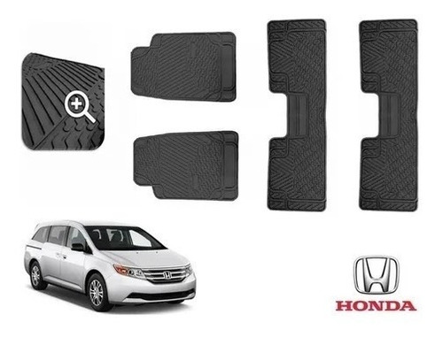 Kit Tapetes 3 Filas Honda Odyssey 2013 Acc May 2011 Original